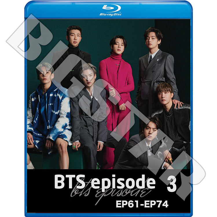 Blu-ray/ バンタン エピソード #3 (Ep61-EP74)(日本語字幕あり)/ バンタン RM ジン シュガ ジェイホープ ジミン テヒョン ジョングク ブルーレイ