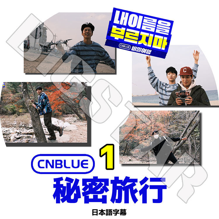 K-POP DVD/ CNBLUE 秘密旅行 #1(日本語字幕あり)/ シエンブルー ジョンヨンファ カンミンヒョク イジョンシン KPOP DVD