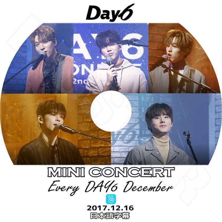 K-POP DVD/ Day6 Mini Concert Every Day6 December(2017.12.16)(日本語字幕あり)/デー6 ソンジン Jae ヨンケ ウォンピル ドウン KPOP DVD
