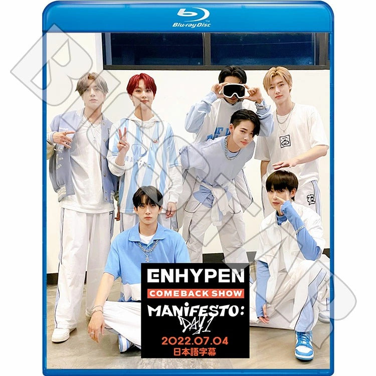 Blu-ray/ ENHYPEN 2022 COMEBACK SHOW MANIFESTO (2022.07.04)(日本語字幕あり)/ ENHYPEN エンハイフン ブルーレイ