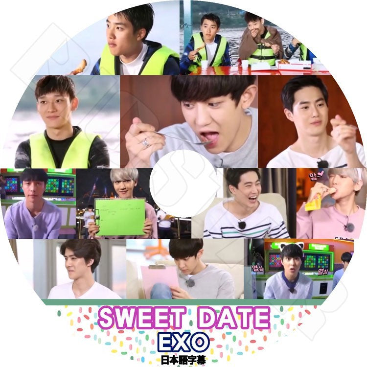 K-POP DVD/ EXO SWEET DATE(日本語字幕あり)/エクソ スホ チャンヨル ベクヒョン ディオ シウミン チェン カイ セフン レイ KPOP DVD