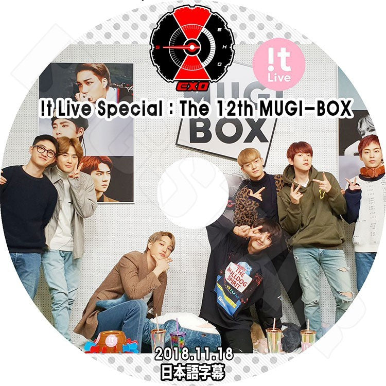K-POP DVD/ EXO The 12th MUGI-BOX(2018.11.18)(日本語字幕あり)/エクソ スホ チャンヨル ベクヒョン ディオ シウミン チェン カイ セフン レイ