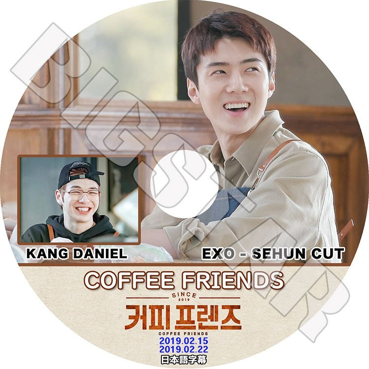 K-POP DVD/ EXO SEHUN コーヒーフレンズ(2019.02.15-02.22)KANG DANIEL(日本語字幕あり)/エクソ セフン WANNAONE ワナワン カン ダニエル