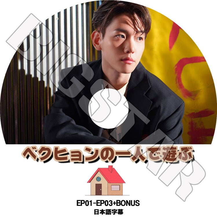 K-POP DVD/ EXO ベクヒョンの一人で遊ぶ (EP01-EP03+BONUS)(日本語字幕あり)/ エクソ ベクヒョン KPOP DVD