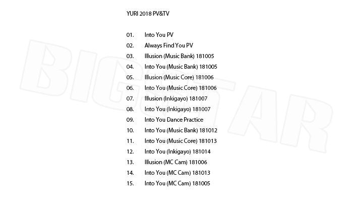 K-POP DVD/ 少女時代 YURI PV&TV セレクト★Into You Always Find You Illusion/少女時代 GIRLS GENERATION ユリ DVD