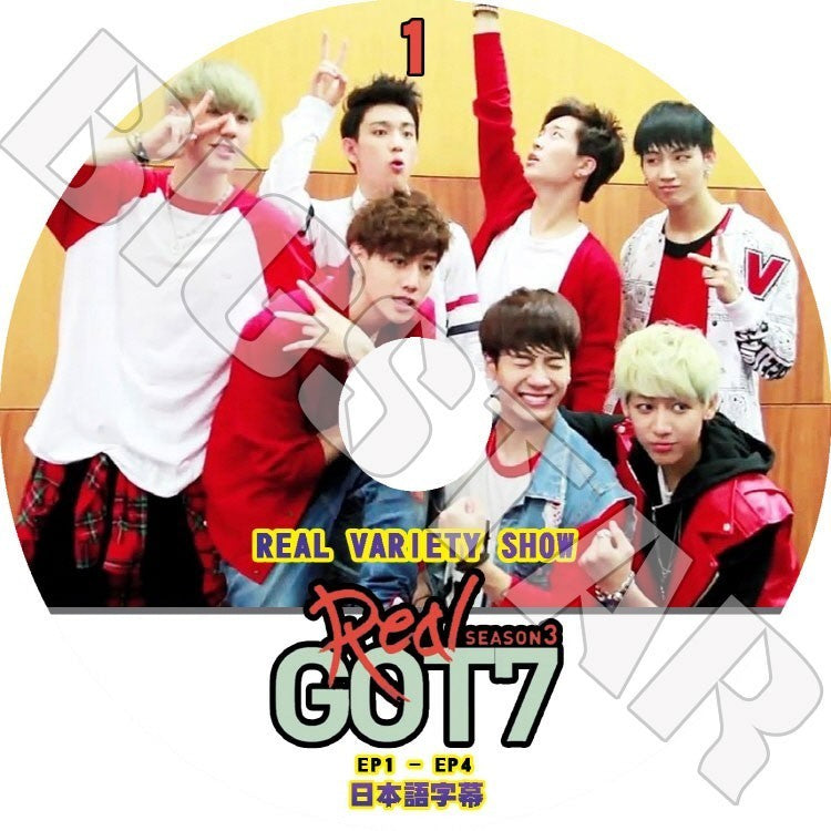 K-POP DVD/ SEASON3 Real GOT7 -1 (EP.01~EP.04)(日本語字幕あり)/GOT7 DVD