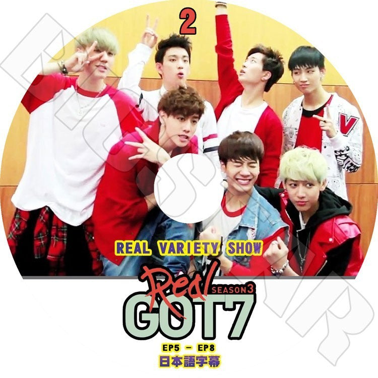 K-POP DVD/ SEASON3 Real GOT7 -2(EP.05~EP.08)(日本語字幕あり)/GOT7 DVD