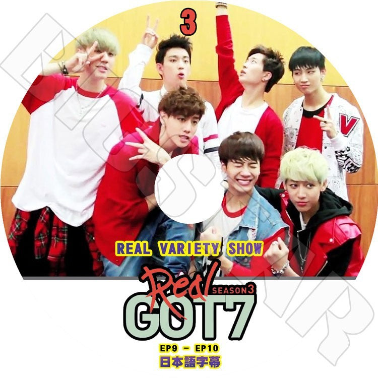 K-POP DVD/ SEASON3 Real GOT7 -3(EP.09~EP.10)(日本語字幕あり)/GOT7 DVD
