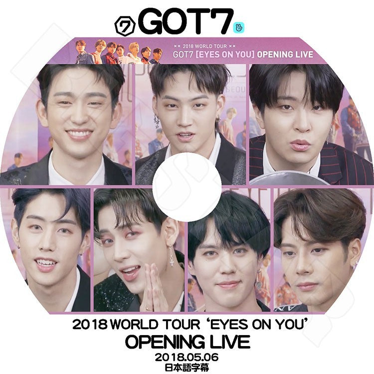 K-POP DVD/ GOT7 2018 World Tour `Eyes On You` Oprning Live (2018.05.06)(日本語字幕あり)/ガットセブン ジェイビー ジュニア マーク ジャクソン..