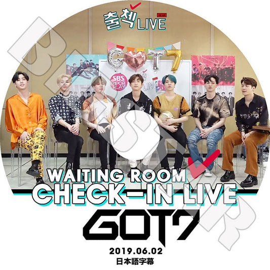 K-POP DVD/ GOT7 CHECK-IN LIVE(2019.06.02) WAITNG ROOM(日本語字幕あり)／ガットセブン ジェイビー ジュニア マーク ジャクソン ヨンジェ ベムベム..