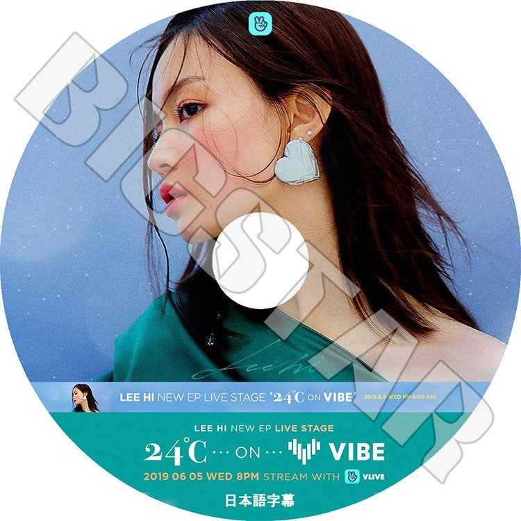 K-POP DVD/ Lee Hi NEW EP LIVE STAGE (2019.06.05)(日本語字幕あり)／イハイ KPOP DVD