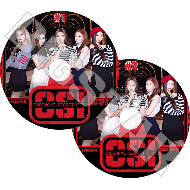 K-POP DVD/ ITZY CODE NAME ITZY(2枚SET)(OPENNING+EP01-EP08)(日本語字幕あり)/ イッジ イェジ リア リュジン チェリョン ユナ KPOP DVD