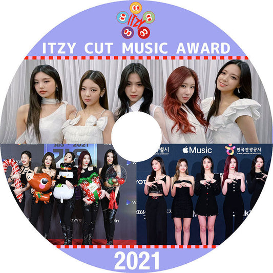 K-POP DVD/ ITZY 2021 MUSIC AWARD CUT/ イッジ イェジ リア リュジン チェリョン ユナ KPOP DVD