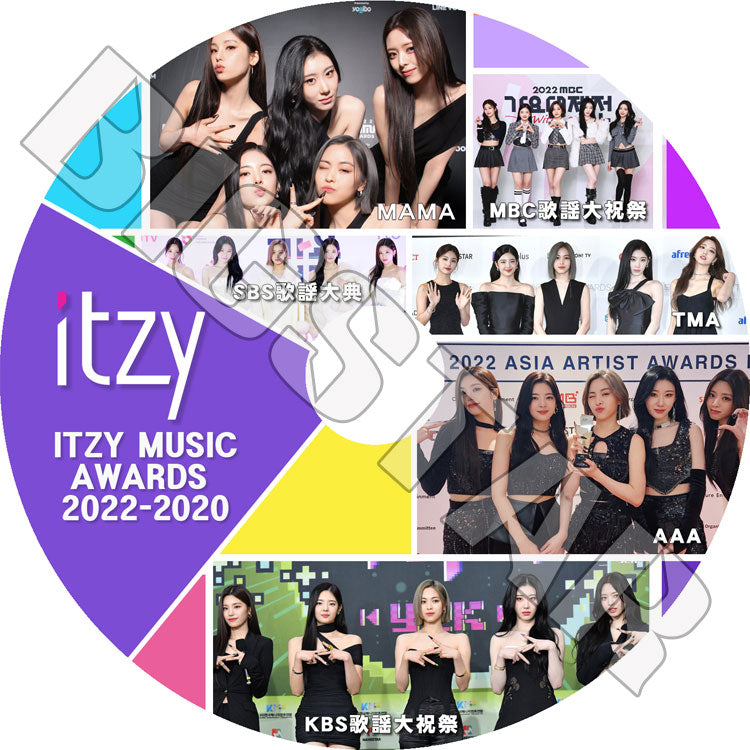 K-POP DVD/ ITZY CUT 2020-2022 MUSIC Awards/ MAMA MBC KBS SBS AAA TMA/ ITZY イッジ Yeji イェジ Lia リア Ryujin リュジン チェリョン ユナ