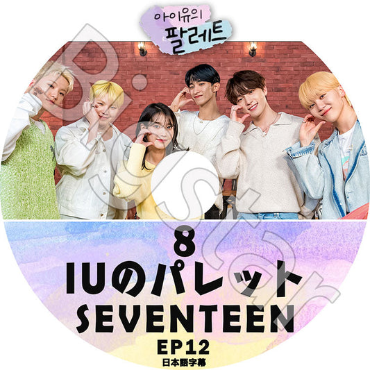 K-POP DVD/ IU アイユのパレット #8 SEVENTEEN (EP12)(日本語字幕あり)/ IU アイユ SEVENTEEN セブンティーン セブチ 韓国番組収録DVD IU KPOP DVD