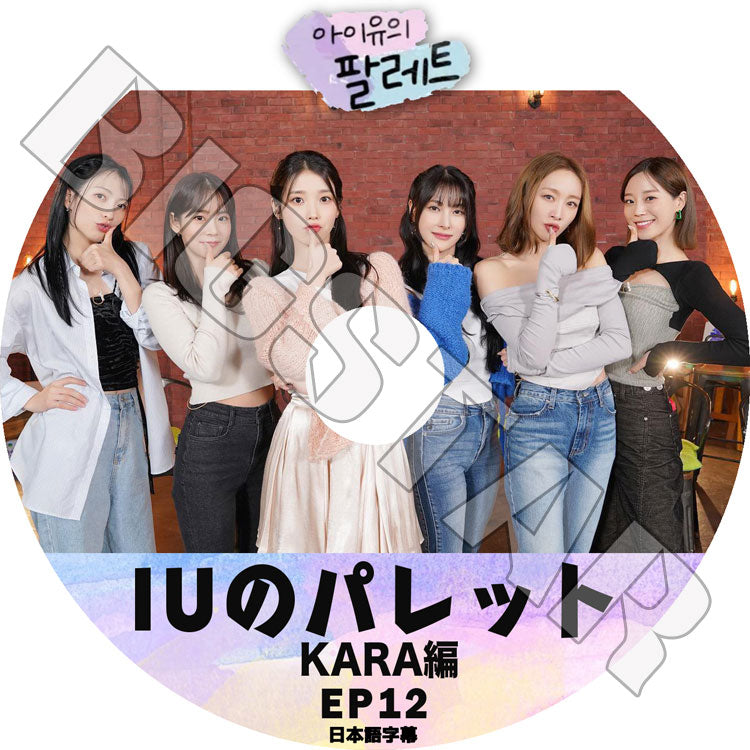 K-POP DVD/ IU アイユのパレット #12 KARA編(日本語字幕あり)/ IU アイユ KARA カラ パクギュリ Park GyuRi ハンスンヨン Han SeungYeon ホヨンジ..
