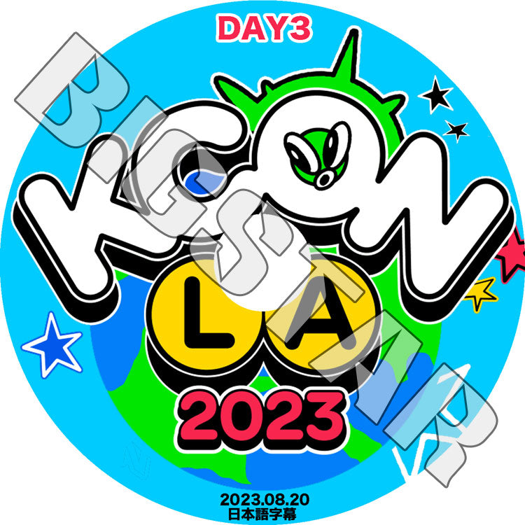 K-POP DVD/ KCON 2023 IN LA 3DAY/ Stray Kids (G)I-DLE ITZY THE BOYZ Lapillus EVERGLOW DVD