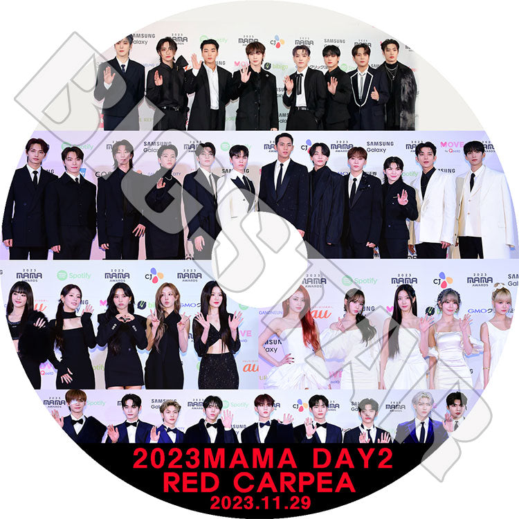 K-POP DVD/ 2023 Mnet Asia Music Awards 2DAY RED CARPET (2023.11.29)/ SEVENTEEN LE SSERAFIM ATEEZ (G)I-DLE TREASURE NiziU..