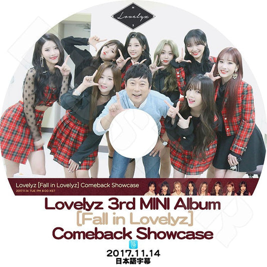 K-POP DVD/ LOVELYZ 3rd Comeback Showcase(2017.11.14) Fall in Lovelyz(日本語字幕あり)／ラブリーズ ジエ ジス ミジュ ケイ ジン スジョン イェイン KPOP