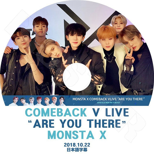 K-POP DVD/ MONSTA X 2018 Comback V Live(2018.10.22) Are You There(日本語字幕あり)／モンスターエクス ショヌ ジュホン ウォノ ヒョンウォン..