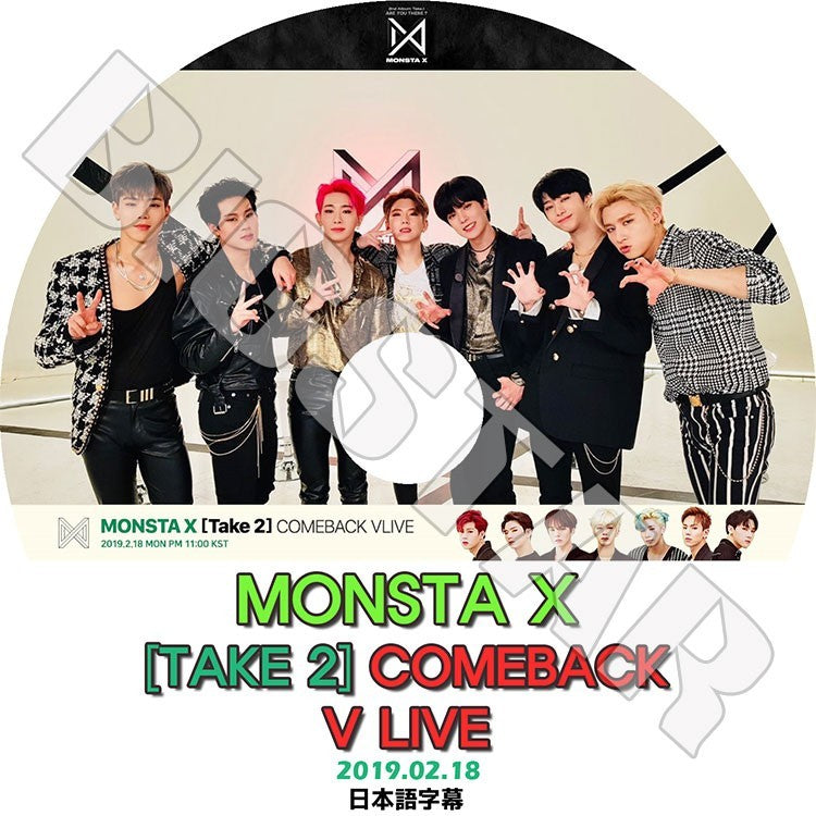 K-POP DVD/ MONSTA X 2019 Comeback V Live(2019.02.18) TAKE 2(日本語字幕あり)/モンスターエクス ショヌ ジュホン ウォノ ヒョンウォン ミンヒョク..