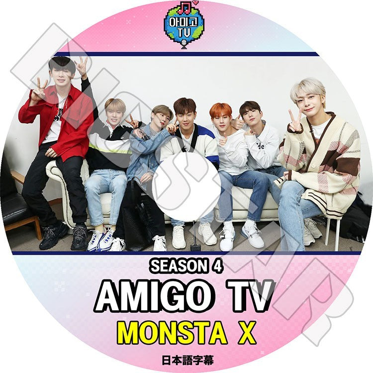 K-POP DVD/ MONSTA X 2019 AMIGO TV Season4(日本語字幕あり)/モンスターエクス ショヌ ジュホン ウォノ ヒョンウォン ミンヒョク キヒョン アイエム