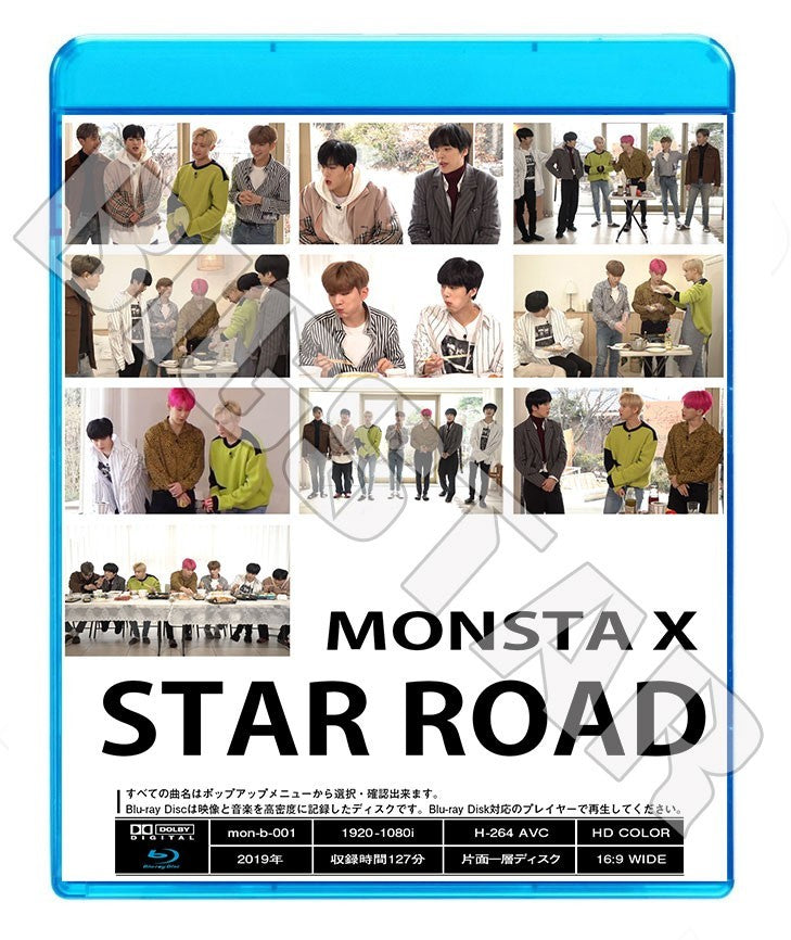 Blu-ray/ MONSTA X STAR ROAD(EP01-EP24)(日本語字幕あり)/モンスターエクス ブルーレイ ショヌ ジュホン ウォノ ヒョンウォン ミンヒョク キヒョン..