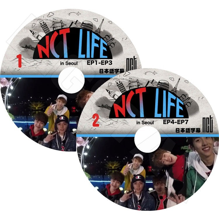 K-POP DVD/ NCT LIFE IN SEOUL(EP.1-EP.7)(2枚)(日本語字幕あり)/エンシティユ ゼヒョン テヨン ドヨン ウィンウィン ユタ クーン ユタ KPOP