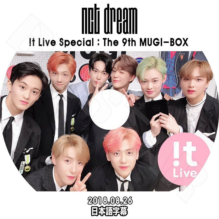 K-POP DVD/ NCT DREAM The 9th MUGI-BOX (2018.08.26) It Live Special(日本語字幕あり)/エンシティドリーム マーク チソン チョンロ ジェノ ヘチャン..