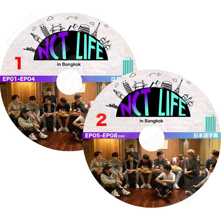 K-POP DVD/ NCT LIFE in Bangkok(2枚SET)(EP01-08完)(日本語字幕あり)/エンシティ テヨン ジェヒョン マーク ユウタ ウィンウィン ヘチャン テイル..