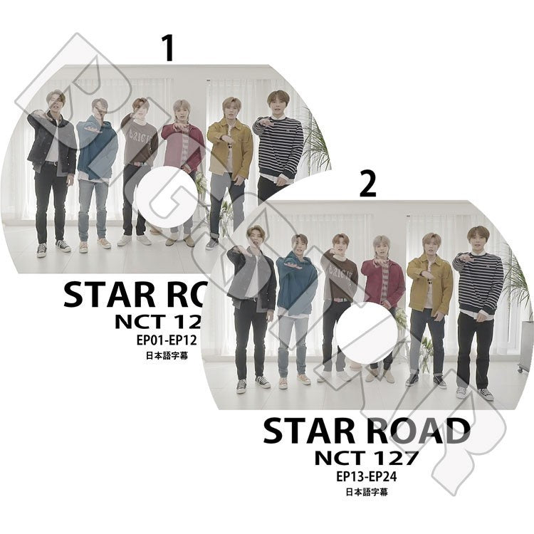K-POP DVD/ NCT127 STAR ROAD(2枚SET)(EP01-EP24)(日本語字幕あり)/エンシティ127 ヘチャン ユタ ウィンウィン テヨン ゼヒョン マーク テイル