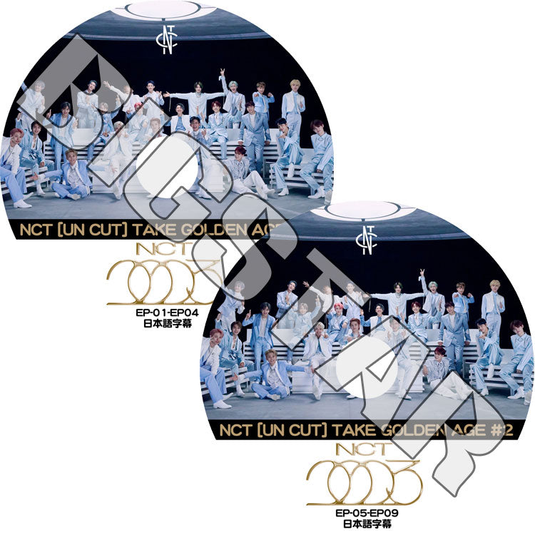 K-POP DVD/ NCT UNCUT TAKE GOLDEN AGE (2枚SET) (EP01-EP09) (日本語字幕あり)/ NCT127 エヌシーティー127 NCTU エヌシーティーユー..