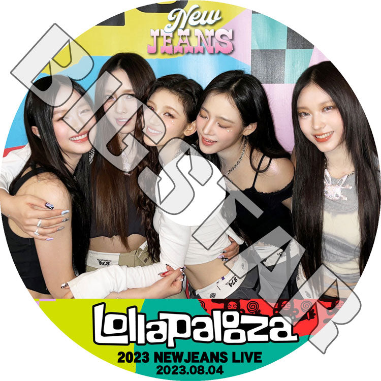 K-POP DVD/ NewJeans 2023 LOLLAPALOOZA LIVE (2023.08.04)/ NewJeans ニュージーンズ ミンジ ハニ ダニエル ヘリン ヘイン KPOP DVD