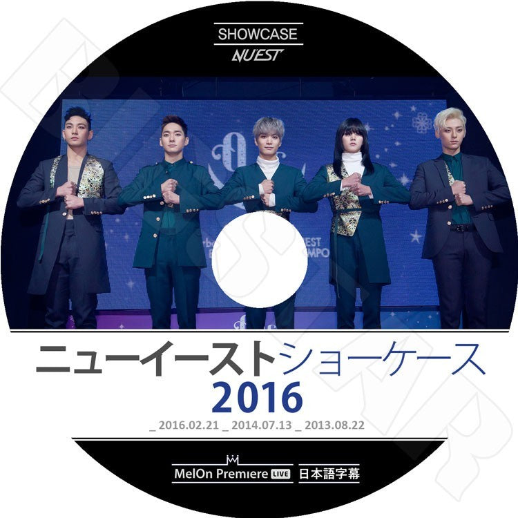 K-POP DVD/ NU'EST 2016 SHOW CASE (2016.02.21/2014.07.13/2013.08.22)(日本語字幕あり)/ニューイースト ジェイアール アーロン ミンヒョン ベクホ レン