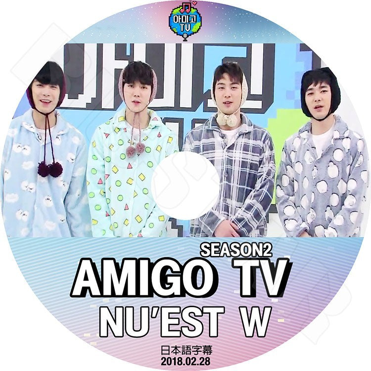 K-POP DVD/ NU'EST AMIGO TV (2018.02.28)(日本字幕あり)/ニューイースト ジェイアール アーロン ミンヒョン ベクホ レン KPOP DVD