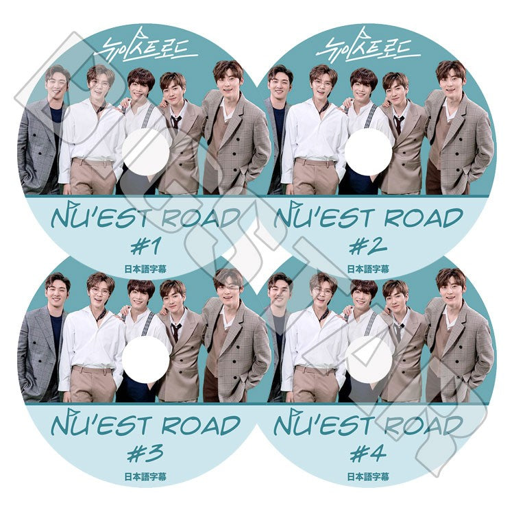 K-POP DVD/ NU'EST ロード(4枚SET) NU'EST ROAD(日本語字幕あり)/ニューイースト ジェイアール アーロン ミンヒョン ベクホ レン KPOP DVD