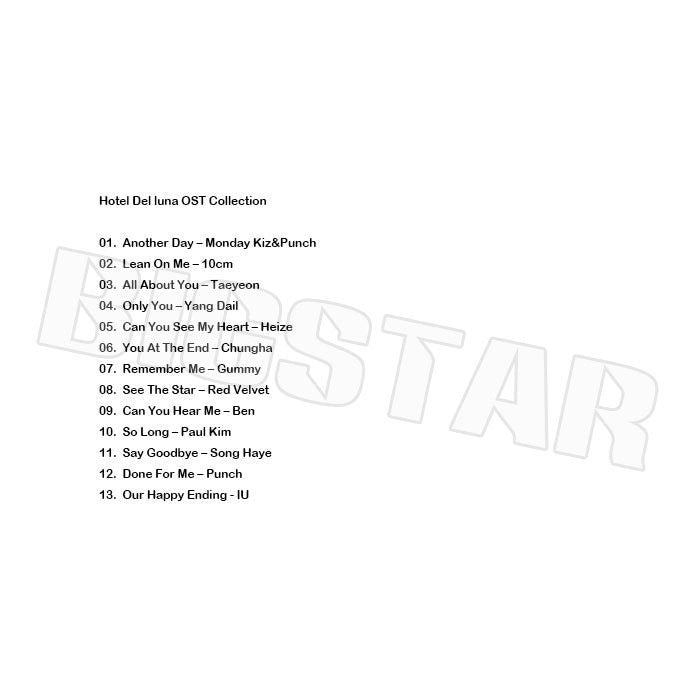 K-POP DVD/ ホテルデルーナ O.S.T COLLECTION★HOTEL DEL LUNA/ アイユ IU ヨジング YOE JIN GOO KPOP DVD