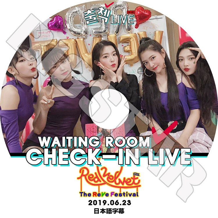 K-POP DVD/ RED VELVET CHECK-IN LIVE (2019.06.23) WAITING ROOM(日本語字幕あり)/レッドベルベット アイリーン スルギ ウェンディ ジョイ イェリ