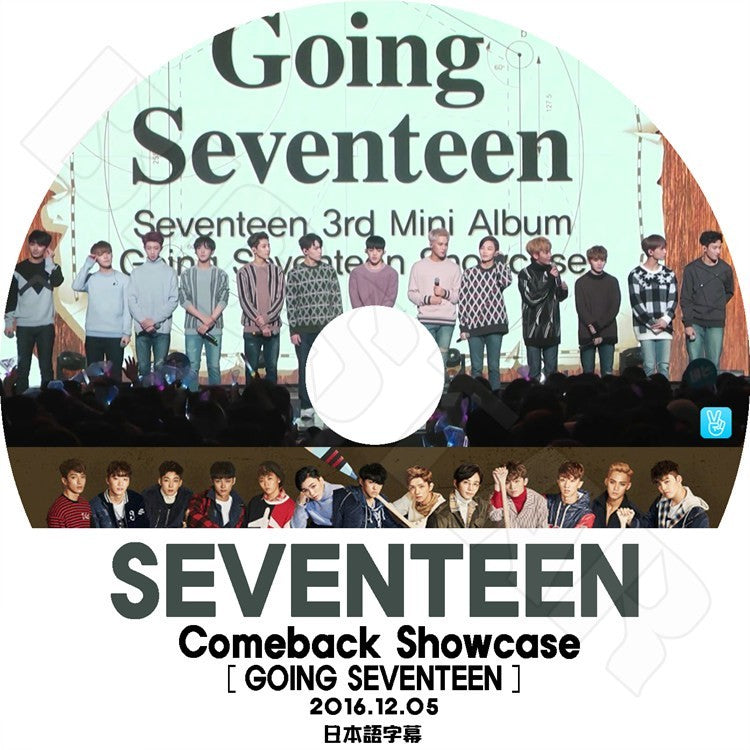 K-POP DVD/ Seventeen Comeback Showcase (2016.12.05) Going SEVENTEEN V LIVE(日本語字幕あり)/セブンティーン セブチ ウジ ホシ バーノン ディノ ドギョム..