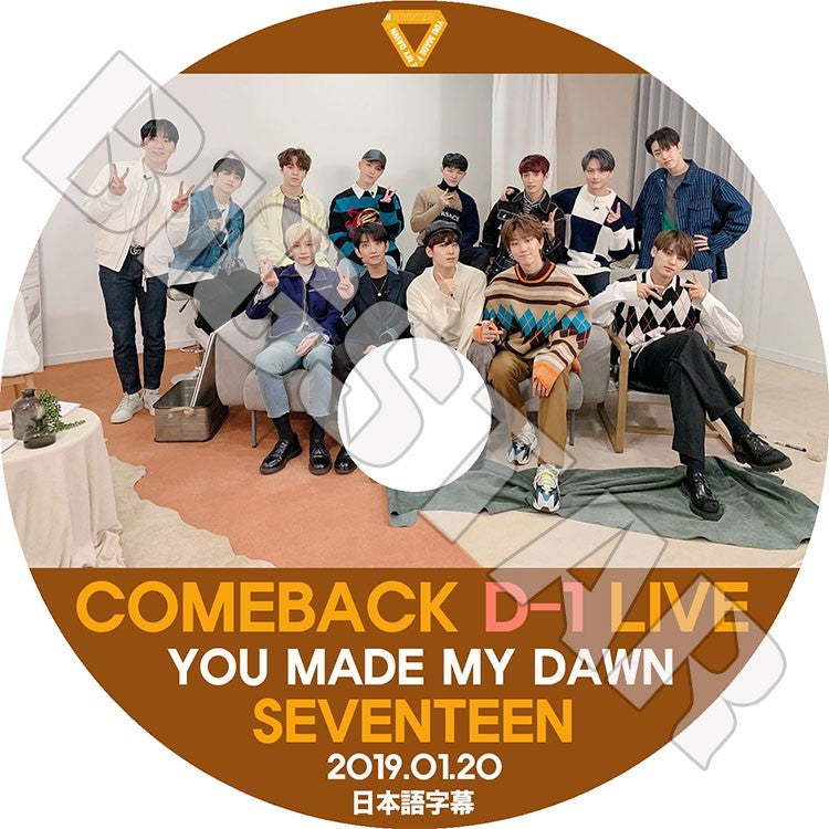 K-POP DVD/ SEVENTEEN 2019 Comeback D-1Live(2019.01.20) You Made My Dawn(日本語字幕あり)/セブンティーン エスクプス ウジ ミンギュ ホシ..