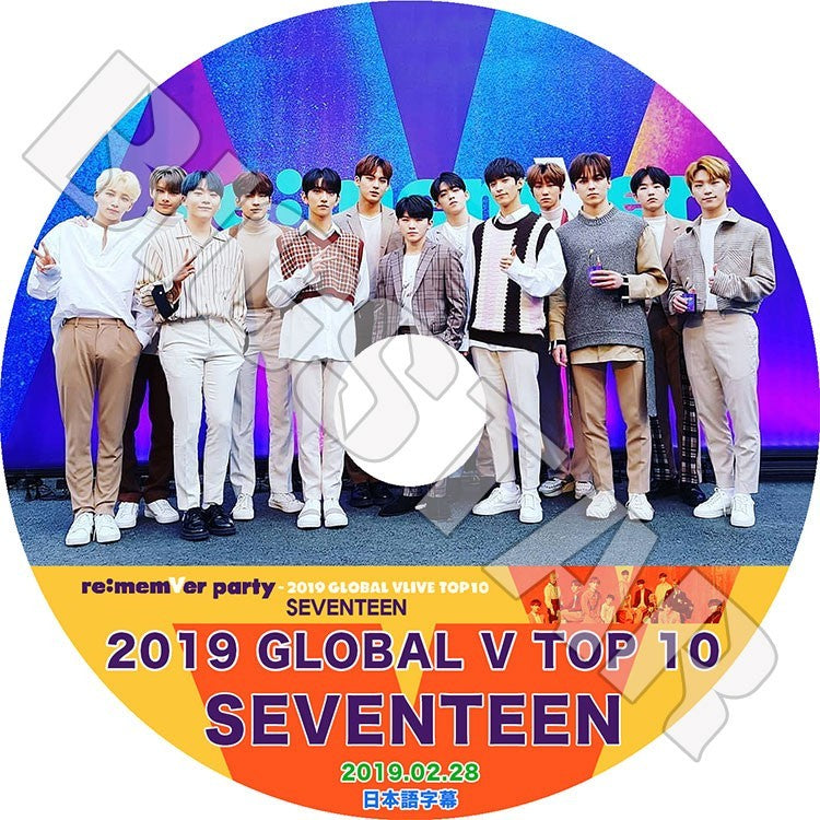 K-POP DVD/ SEVENTEEN 2019 Global V Top 10 (2019.02.28)(日本語字幕あり)/セブンティーン エスクプス ミンギュ ウォヌ スングァン ジュン ドギョム..