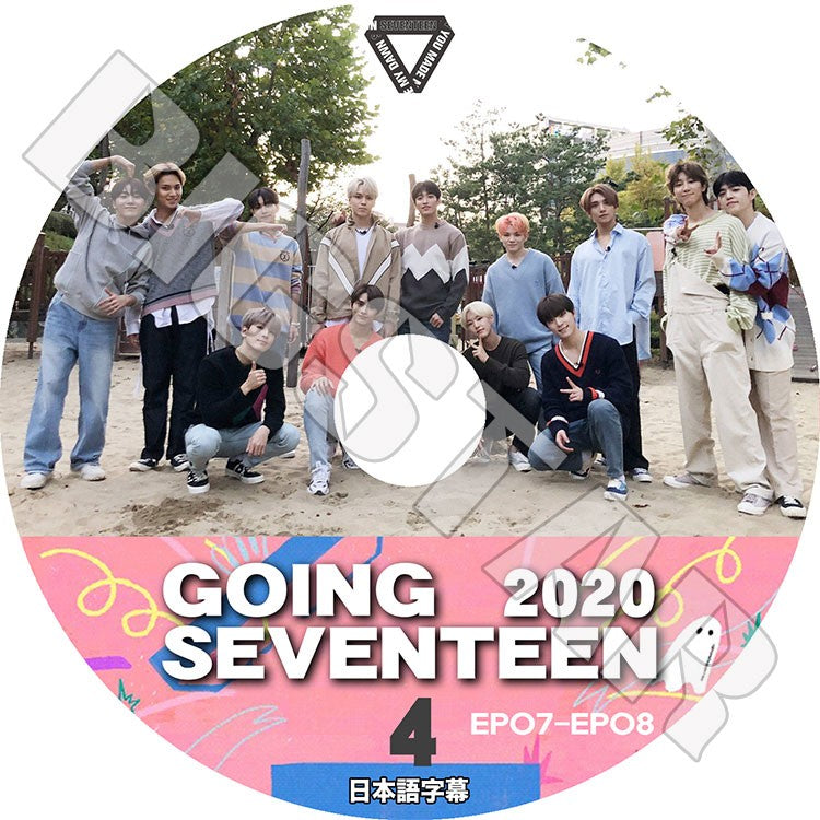 K-POP DVD/ SEVENTEEN 2020 GOING SEVENTEEN #4(EP07-EP08)(日本語字幕あり)/ セブンティーン ディノ ジュン ドギョム ジョシュジョンハン ディエイト..