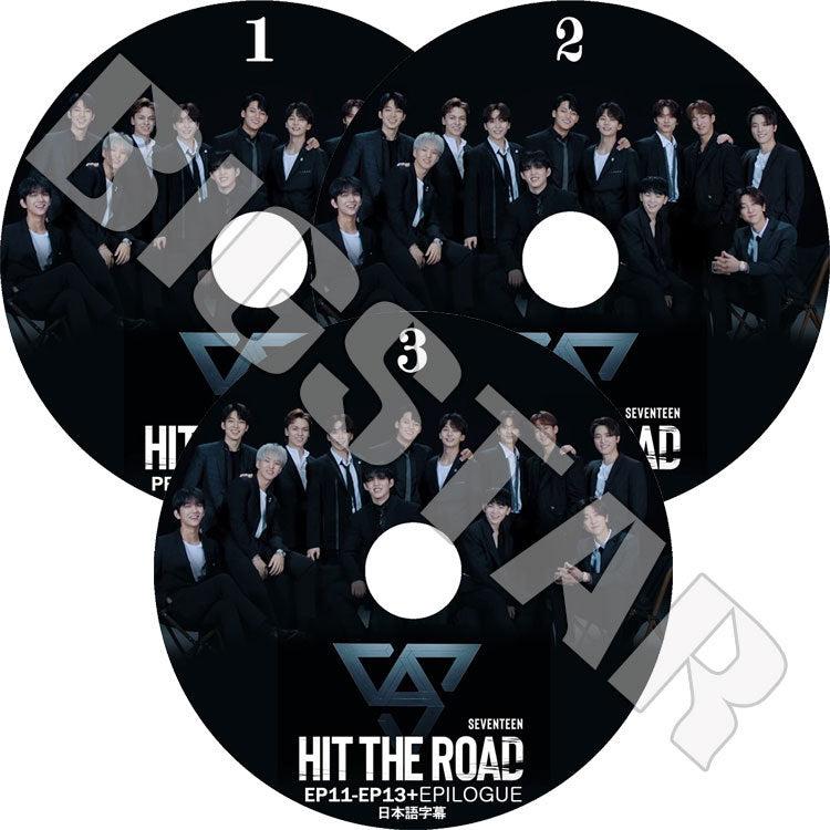 K-POP DVD/ SEVENTEEN HIT THE ROAD 3枚SET(日本語字幕あり)/ セブンティーン セブチ エスクプス ウジ ミンギュ ホシ ウォヌ バーノン スングァン..