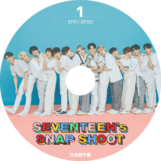 K-POP DVD/ SEVENTEEN SNAP SHOOT #1(EP01-EP20)(日本語字幕あり)/ セブンティーン セブチ エスクプス ウジ ミンギュ ホシ ウォヌ バーノン..