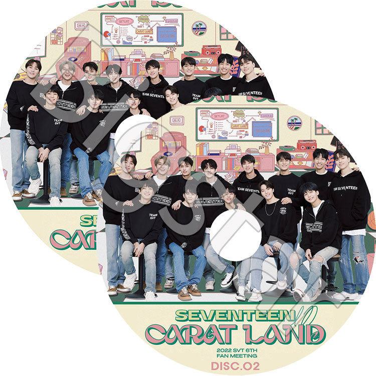 K-POP DVD/ SEVENTEEN 2022 SVT FANMEETING (2枚SET)CARAT LAND/ SEVENTEEN セブンティーン セブチ SEVENTEEN KPOP DVD