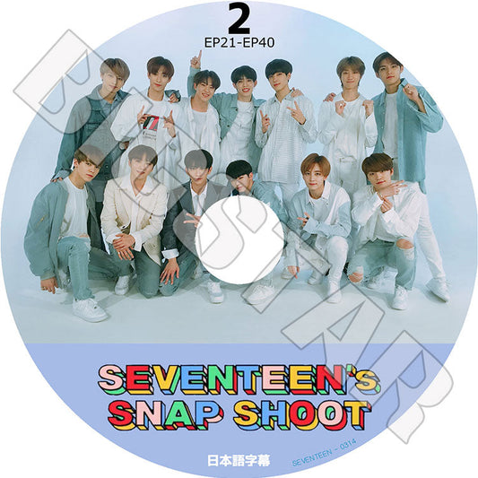 K-POP DVD/ SEVENTEEN SNAP SHOOT #2 (EP21-EP40)(日本語字幕あり)/ SEVENTEEN セブンティーン セブチ SEVENTEEN KPOP DVD