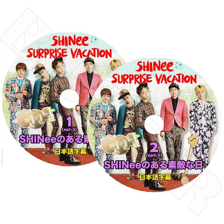 K-POP DVD/ SHINee ある素敵な日 EP1-EP5完 SET(2枚)(日本語字幕あり)/シャイニーオンユ ジョンヒョン キー ミンホ テミン KPOP