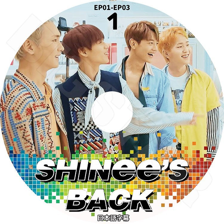 K-POP DVD/ SHINee SHINEE`s BACK #1 (EP01-03)(日本語字幕あり)/SHINee シャイニーオンユ キー ミンホ テミン KPOP DVD