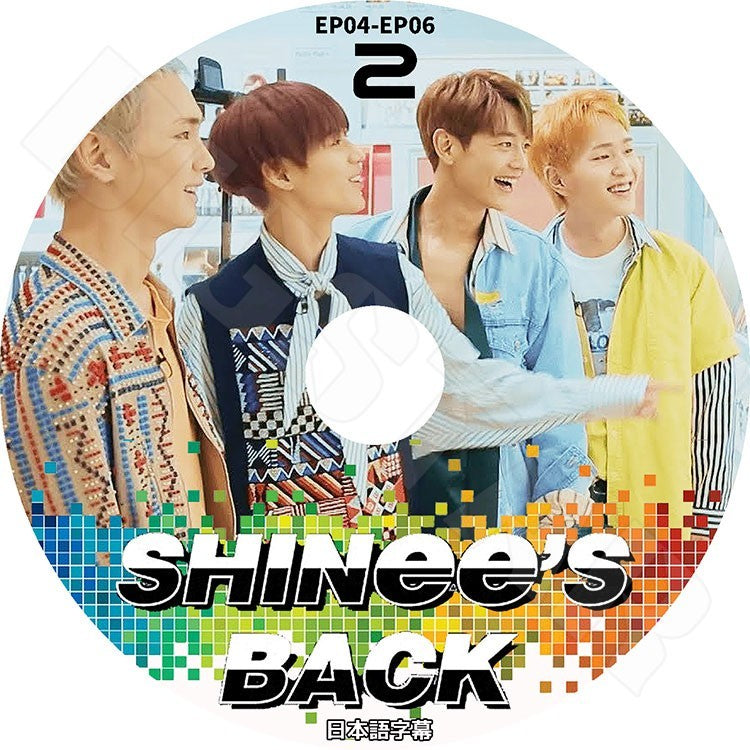 K-POP DVD/ SHINee SHINEE`s BACK #2 (EP04-06)(日本語字幕あり)/SHINee シャイニーオンユ キー ミンホ テミン KPOP DVD