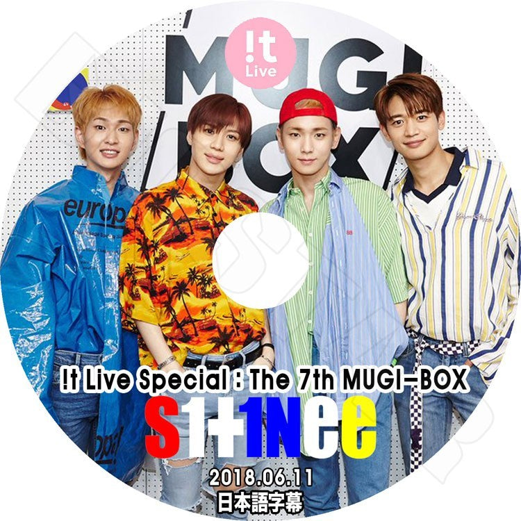 K-POP DVD/ SHINee The 7th MUGI-BOX(2018.06.11) It Live Special(日本語字幕あり)/SHINee シャイニーオンユ キー ミンホ テミン KPOP DVD